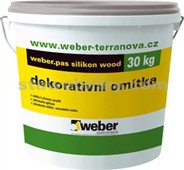 WEBER WeberPas silikon wood - textura dřeva - 25kg